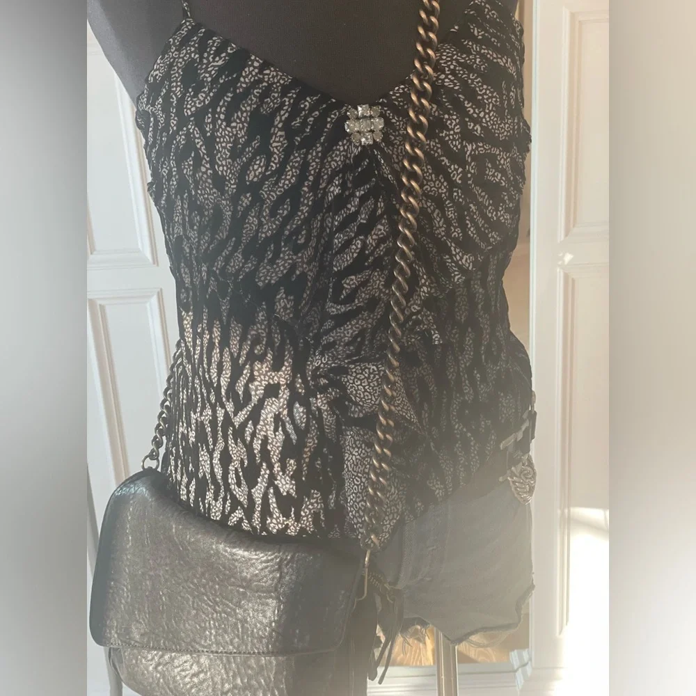 The Kooples Moonlight Leopard Devore Tank - Picture 6 of 6